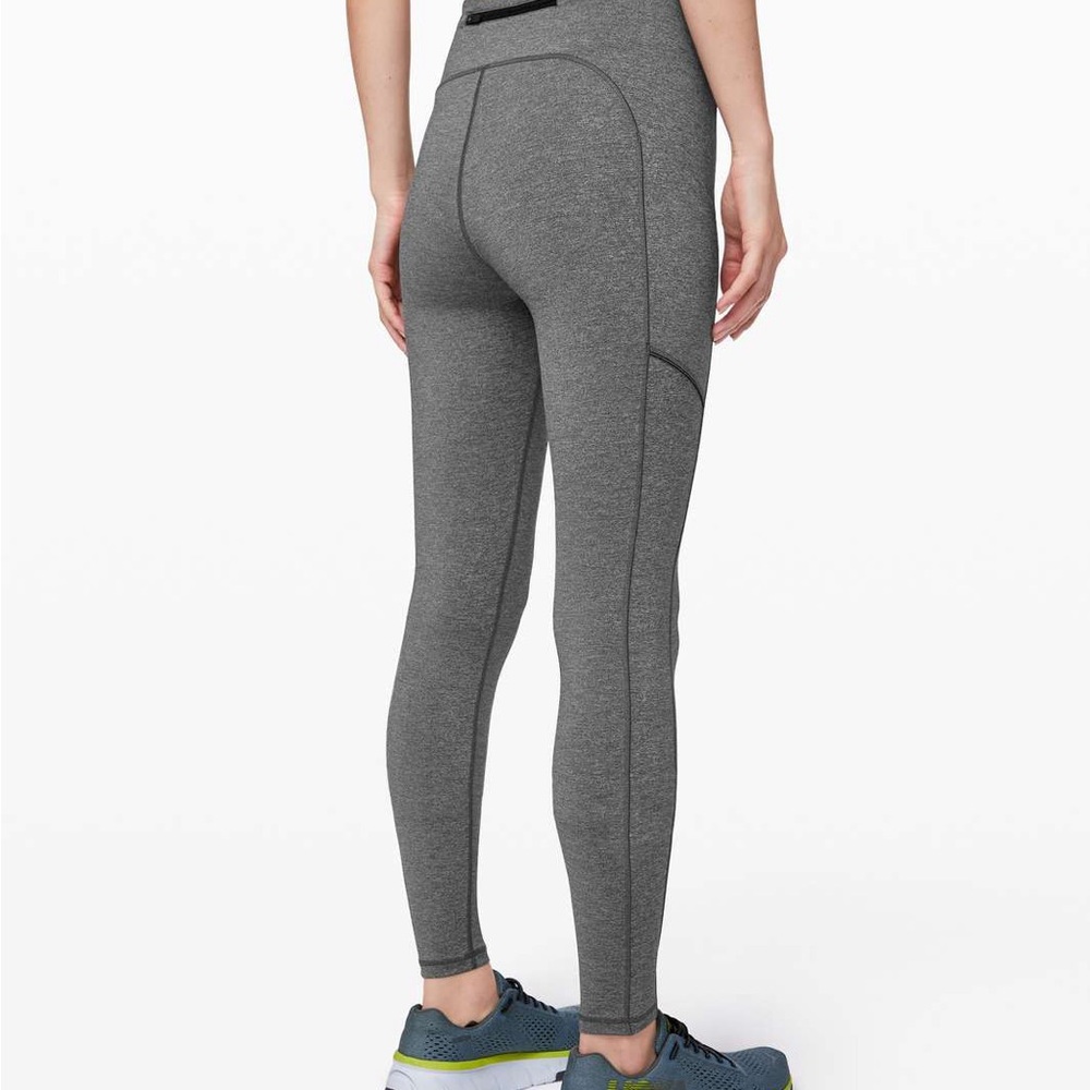 Lululemon Speed Up Tight Heathered Black